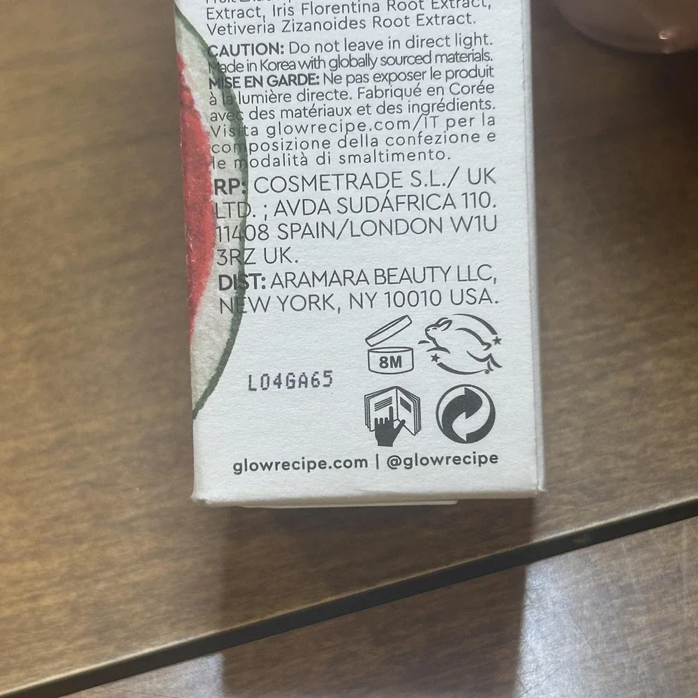 Glow Recipe Watermelon Glow PHA BHA Toner‎ Mini 1.35oz 40ml Face Women Hydrating